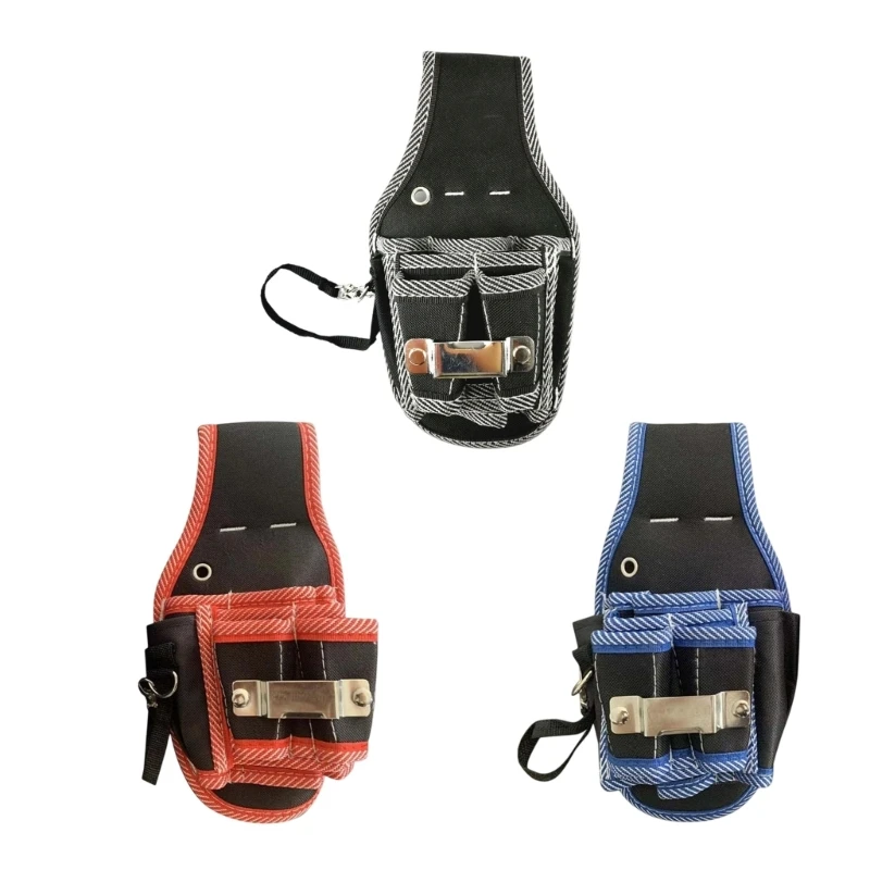 57QF Tool Organizers with Front Metal Clip Side Loop Design Tool Waist Pack