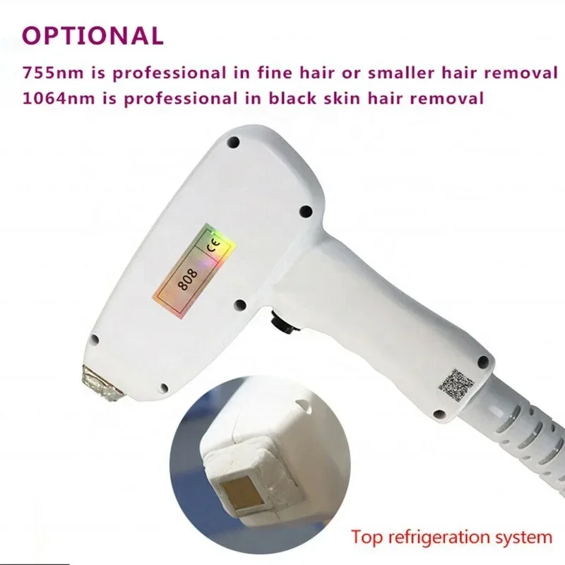 Diode Laser Ontharing Professionele Machin Huis Schoonheid Instrument Draagbare Haarverwijderaar Ijs Platina Epilatie Schoonheidssalon