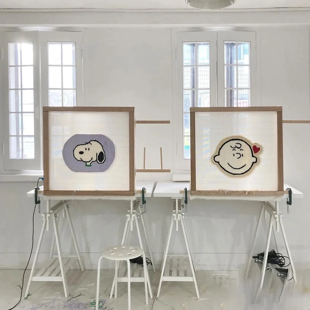 

Tufted Cloth Backing for Weaving Cotton and Polyester Blend Fabric with Integrated Marking Lines for Precision