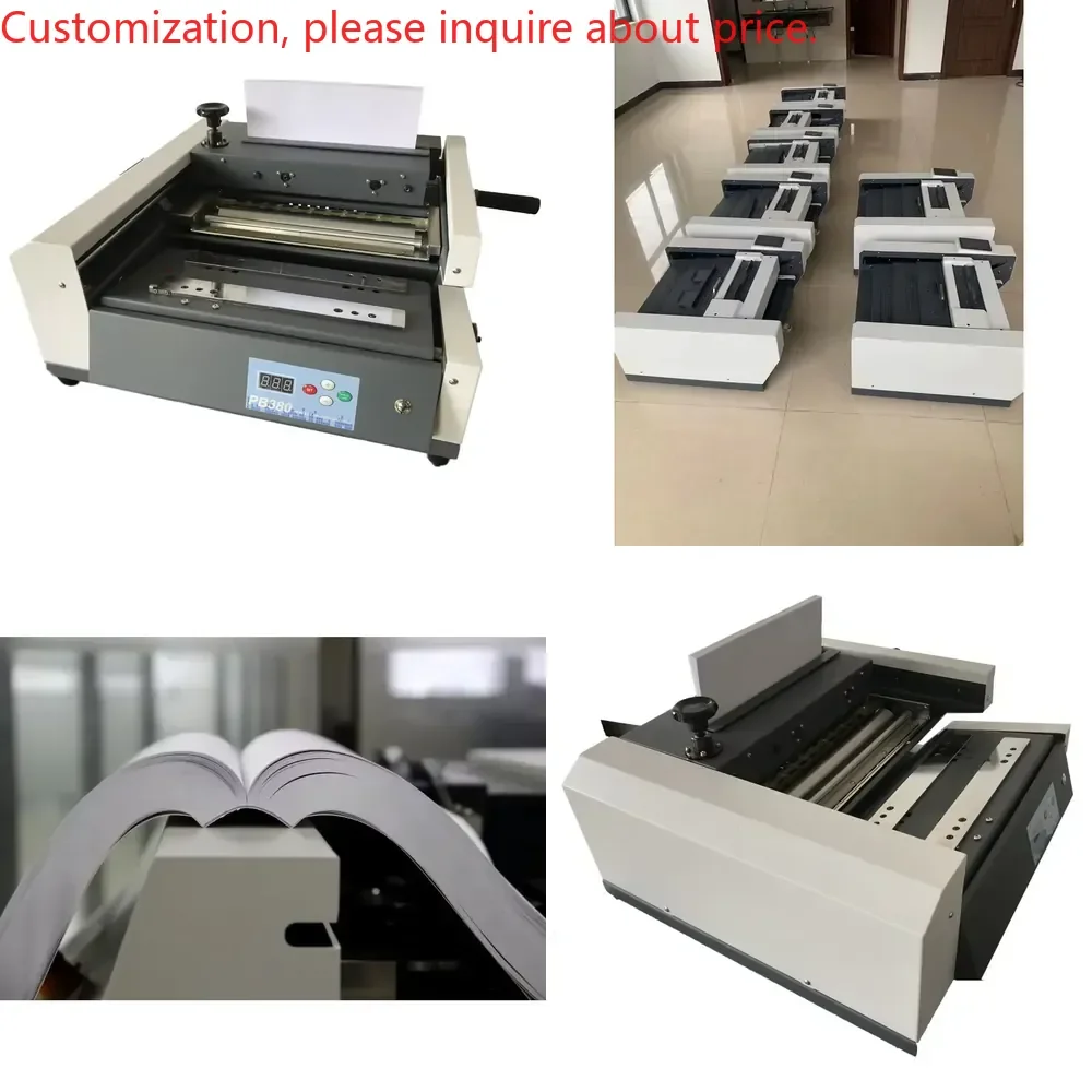 Desktop Book Glue Binding Machine Books Binder Thickness 40mm