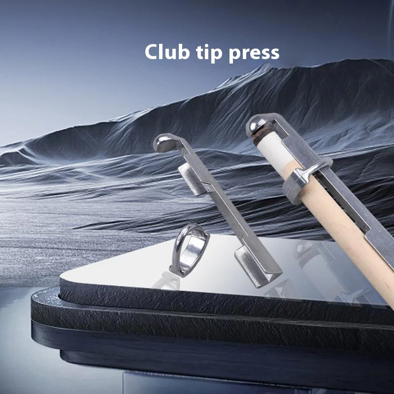 

1 шт., зажим для наконечника кия из алюминиевого сплава, сменные инструменты для ремонта, фиксатор конца бильярдного кия, полезная застежка, зажимы для бильярдной палки