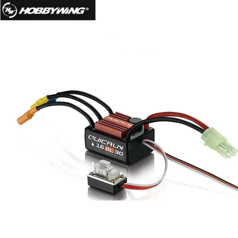 HobbyWing QuicRun WP-16BL30 30A Waterproof And Brushless ESC For 1/16th And 1/18th Saloon Cars/Cross Bikes/Trucks/Monster Trucks