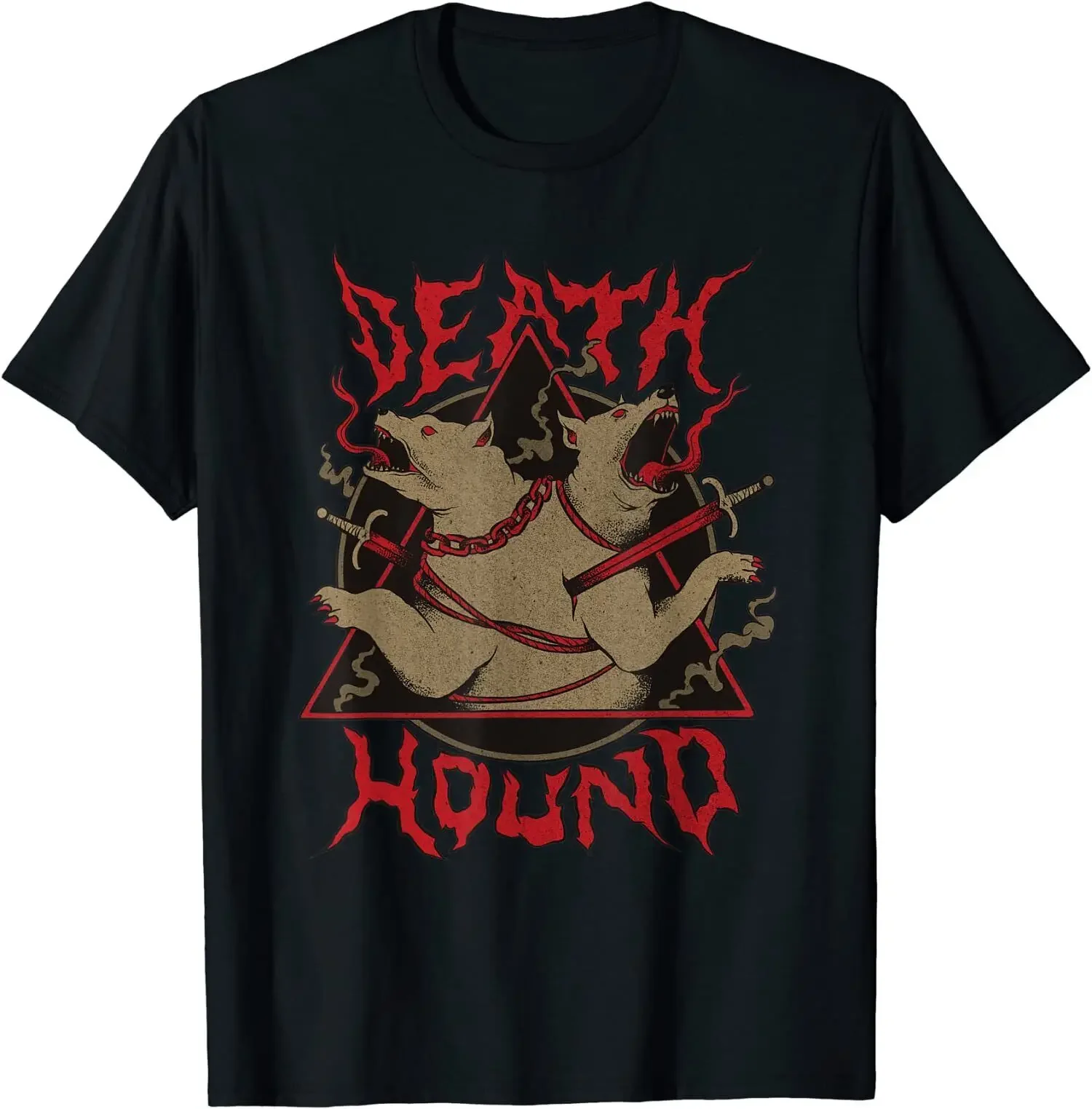 NEW LIMITED Scary Death Hound Weirdcore Aesthetic Horror Kidcore Scene T-Shirt