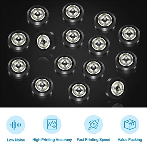 Imagen 2 del producto Creality oficial POM rueda polea de plástico rodamiento lineal engranaje Perlin para Ender-3/V2/Ender-3 S1/CR-10 serie piezas de impresora 3D