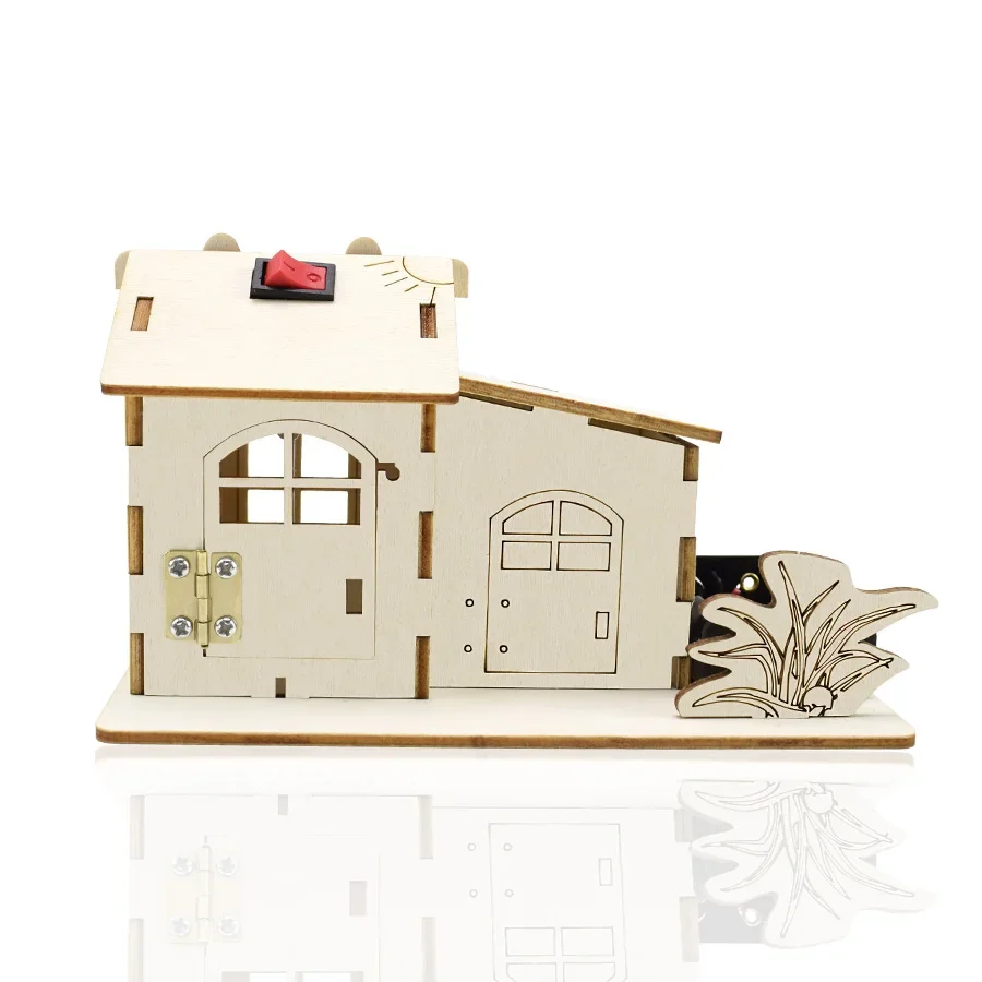 カラーライトハウスモデル DIY キット組み立てる教育玩具少年物理学実験セット学習玩具科学電子キット