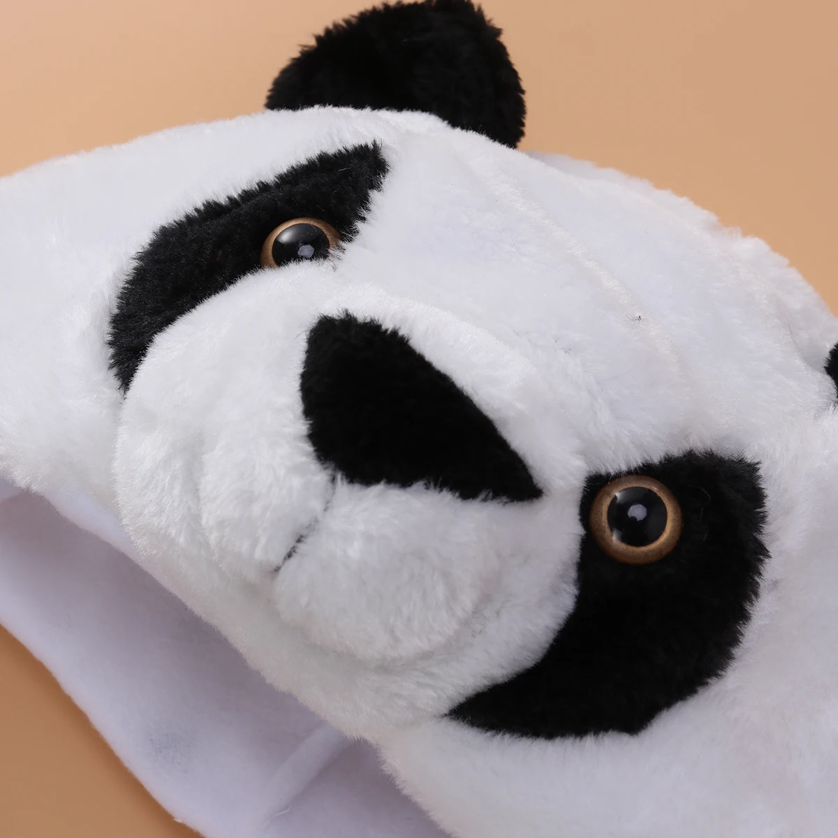 

Adorable Animal Hat Winter Ski Style Hat Panda Cartoon Earflap Hood for Adults (White)