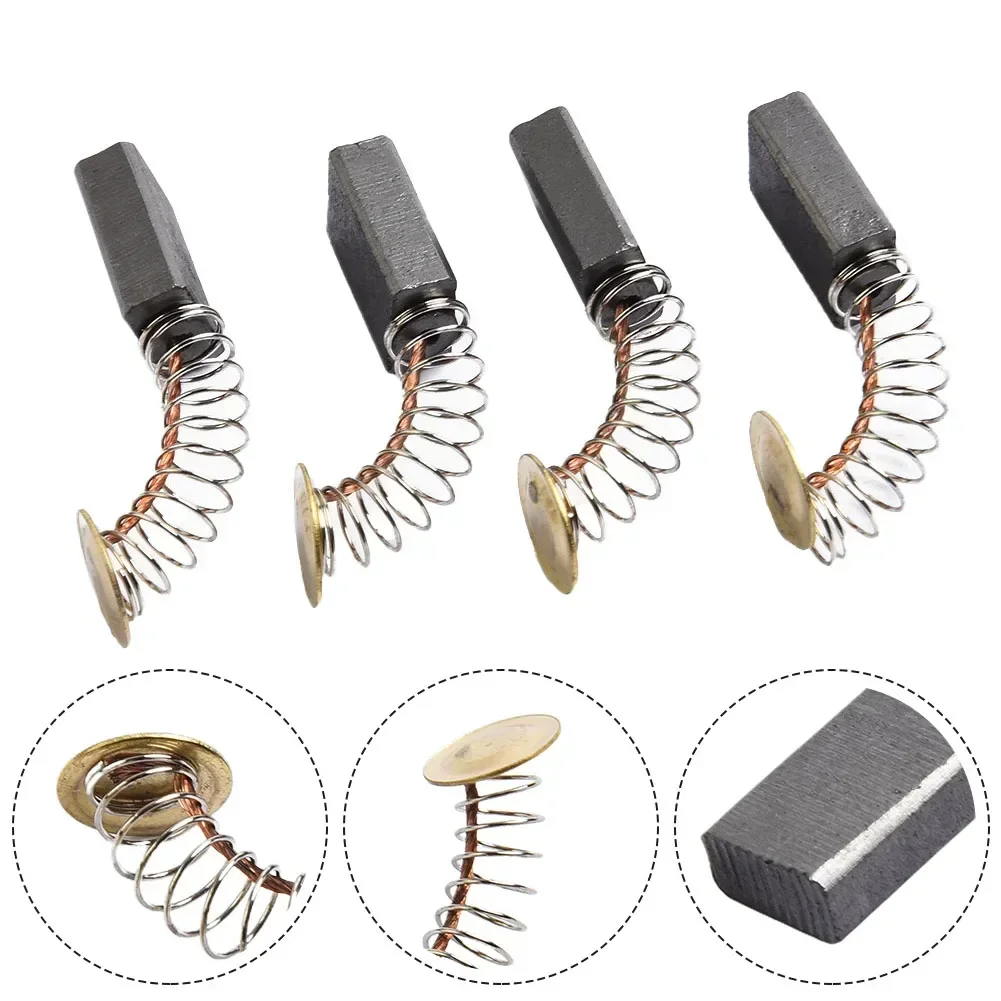 

4 Pcs Motor Carbon Brush Engine Replacement Parts 16*12.5*6.5mm Angle Grinder Carbon Metal Power Tools Spare Parts