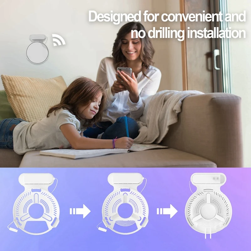 Adecuado para enrutador tp-link Deco X50-Poe Wifi 6 soporte de montaje en pared estante de almacenamiento de pared