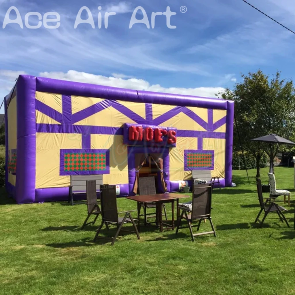 Commercial Grade Carnival Events Pop up Marquee Inflatable Cube Tent for Outdoor Party