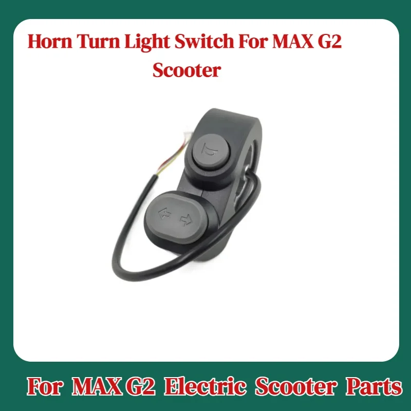 Original  Scooter Parts Horn Turn Light Switch for Max G2 Electric Scooter Accessories Horn Turn Signal Switch