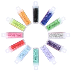 2000Pcs 11/0 Japanese Glass Beads Uniform 1.3*1.6Mm Loose Spacer beads for Jewelry Making Diy Bracelet Necklace Sewing