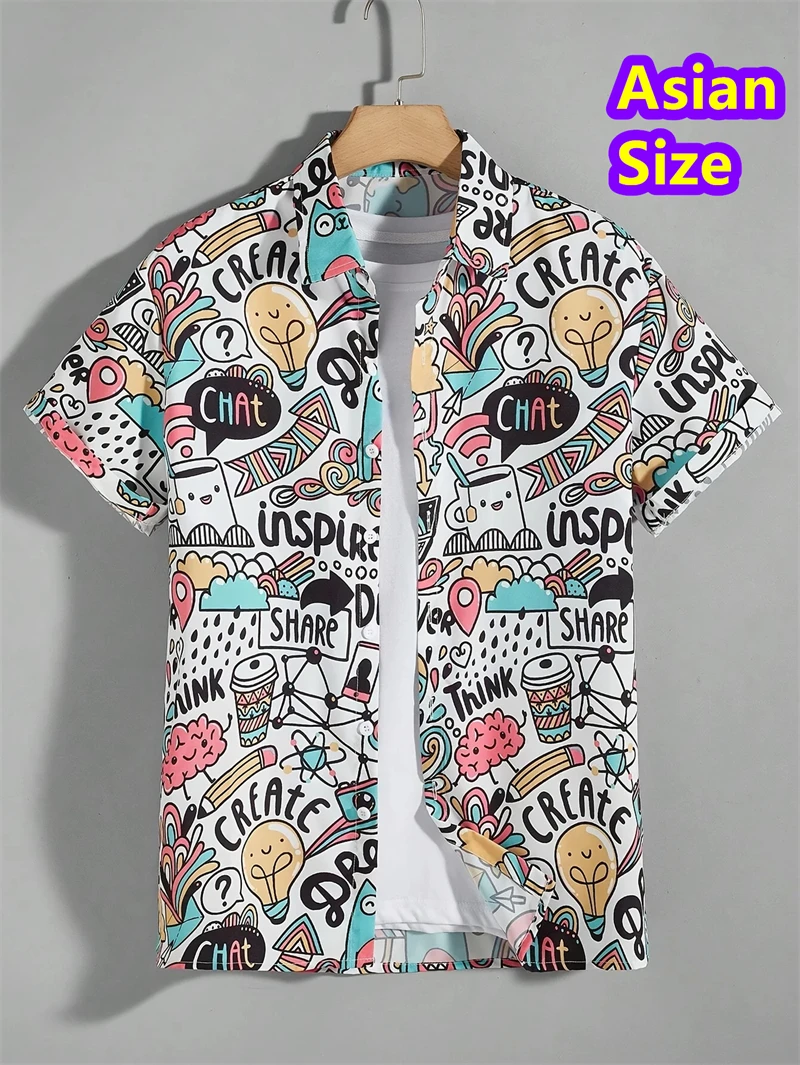 

Men's Casual Shirts Dog Duck 3d Print Men's Shirts Fashion Hawaiian Shirt Beach Blouses Short Sleeve Blouse Vocation Lapel Shirt
