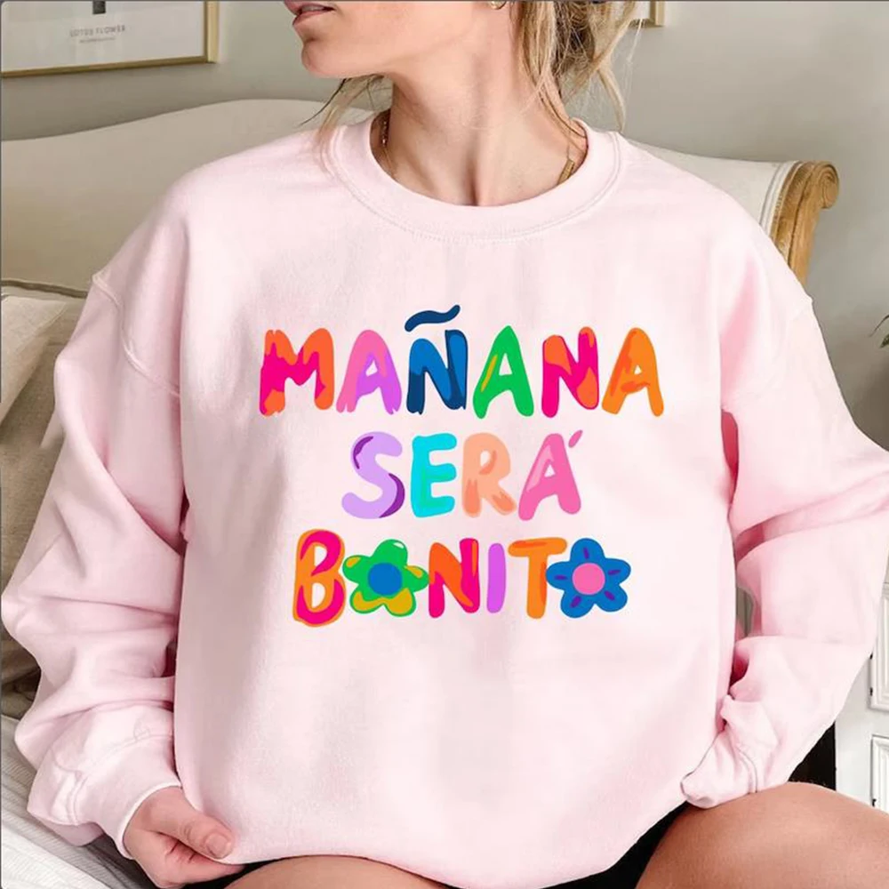 Karol G Album Sweatshirt Woman MaNana Sera Bonito Crewneck Sweatshirts La Bichota Knitted Aesthetic Streetwear Female Clothing