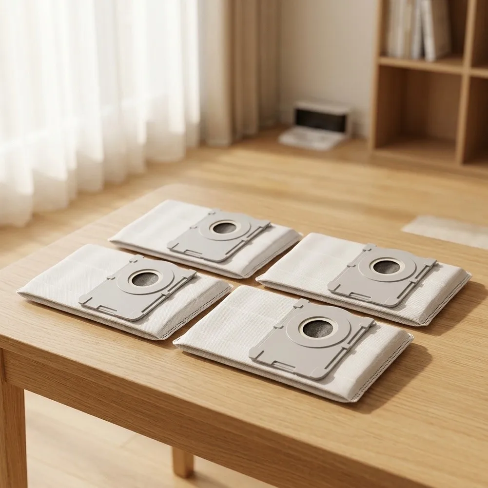 For Automatic Emptying Station Robot Vacuum Bag Vacuum Cleaner Bag For Dust Containment 99.97 Fine Dust for capture