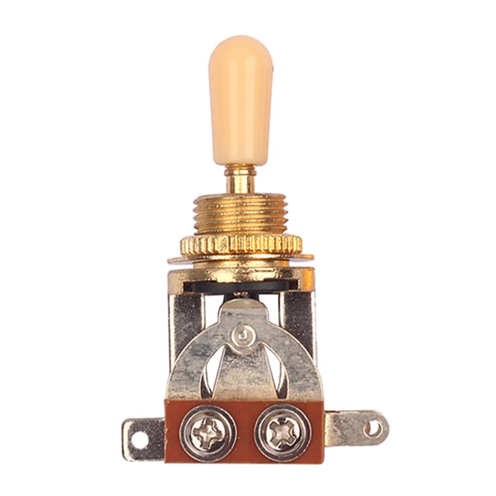 

Golden Switch Washer Kit For Electric Guitar 3 Way Toggle Rhythm Treble Ring Plate Replacement Parts Fit