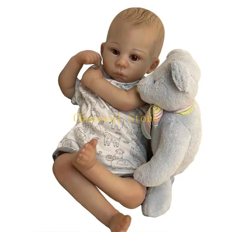 

E7CE 50 см Реалистичная милая кукла-реборн для куклы с акриловыми глазами Бабушкиная коллекция