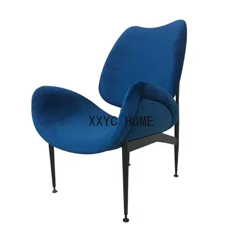 

Aangepaste Nordic Eenvoudige Retro Metalen Buigen Plaat Stof Vrijetijdsbesteding Stoel Hotel Woonkamer Receptie Sofa