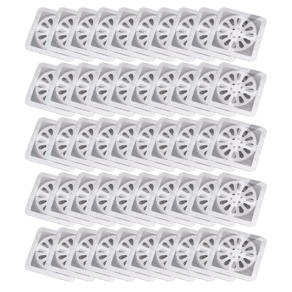 

50 Pack Disposable Hair Catchers for Shower and Sink Effective Mesh Strainers to Prevent Clogging in Your Home