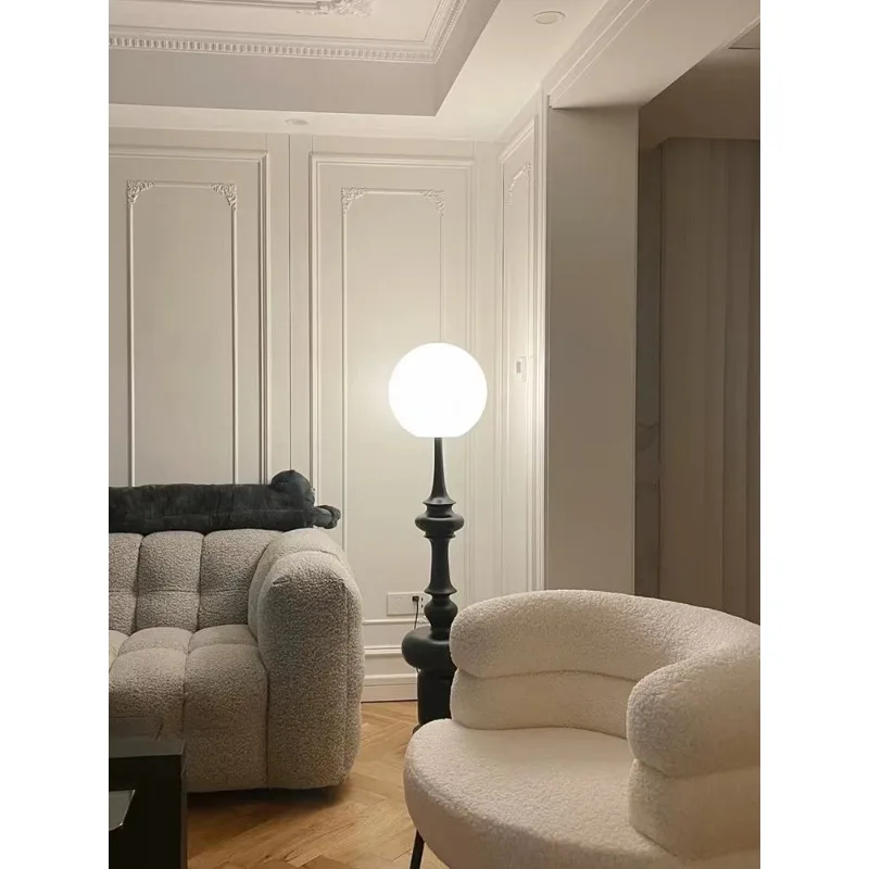 

Middle ancient Roman living room sofa edge decorative floor lamp bedroom retro art atmosphere lamp