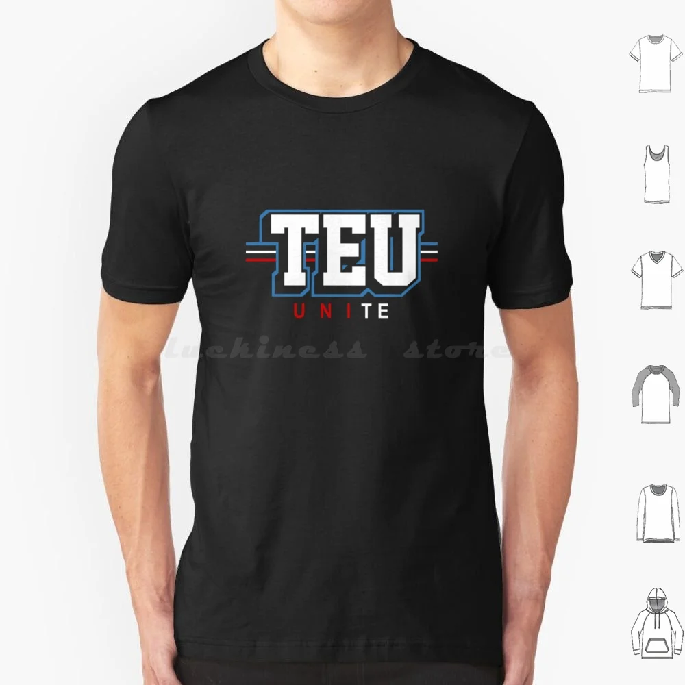 Tight End University Teu Unite Football T Shirt 6xl Cotton Cool Tee Tight End University Teu Unite Football