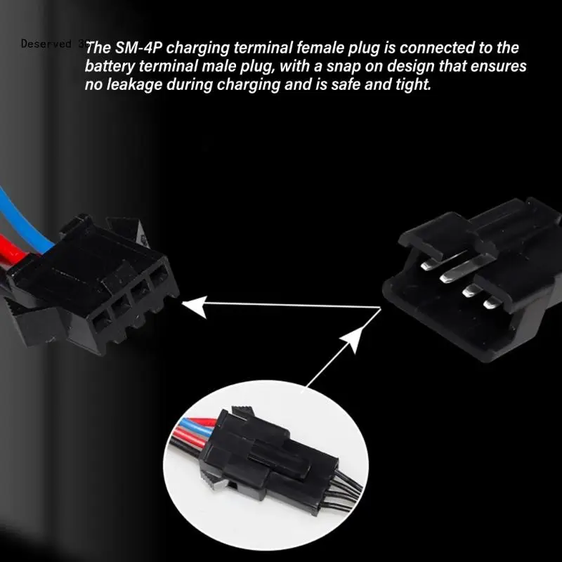 Fast Speed 7.4V Lithium Battery Charging, USB Charging Cable for Remote Controls Car with SM4P Reverse Plug Protections