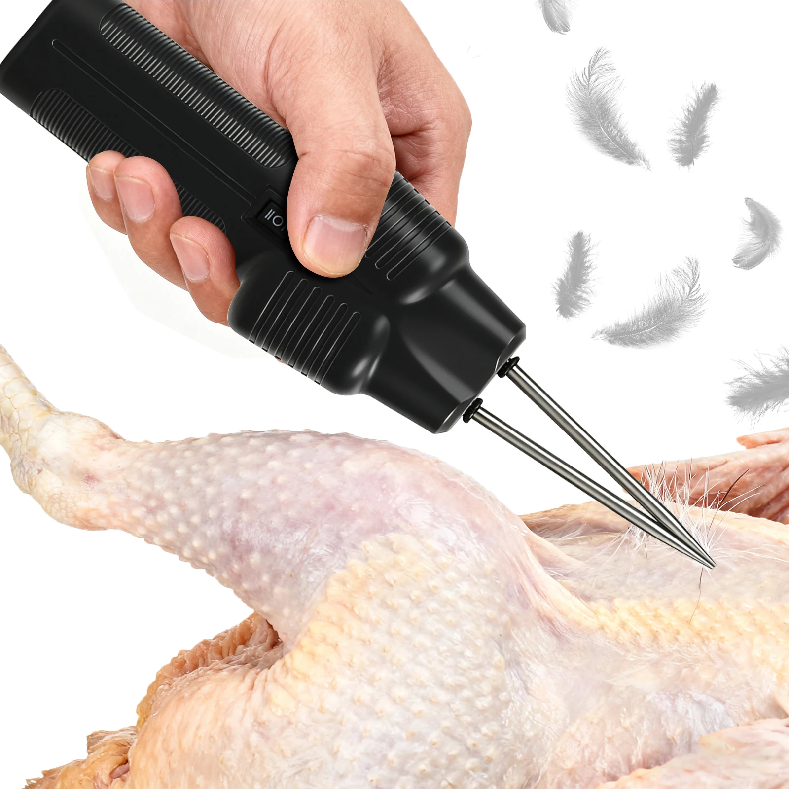 Electric Quick Poultry Plucker Machine Rechargeable Electric Hair Plucking Device Hair Extractor for Chicken Duck Goose Bird