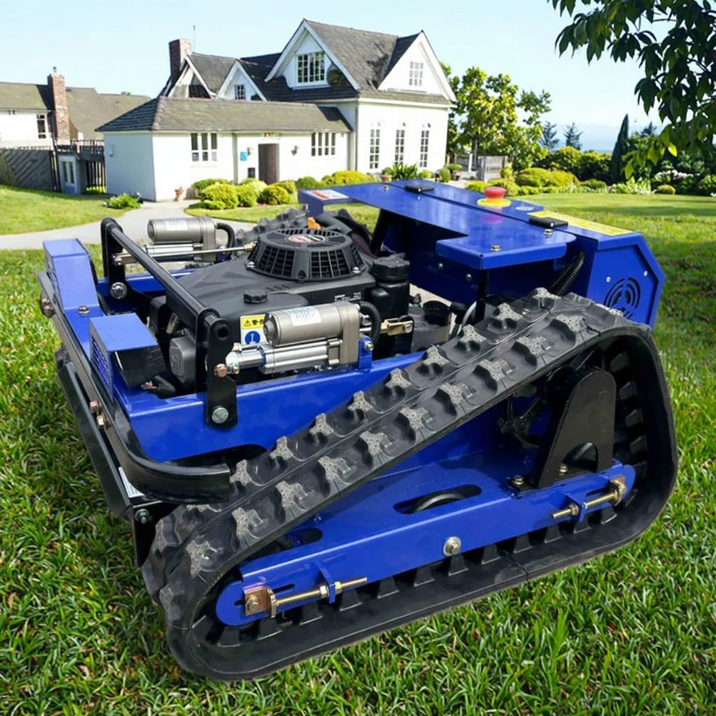 

New Design Self-propelled Crawler Lawn Mower Automatic Remote Control Lawn Mower