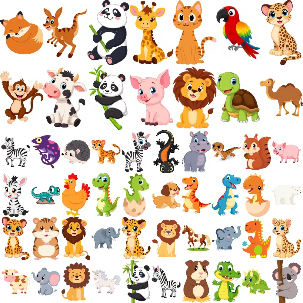 

Colorful Kids Tattoos Tattoo Decals Animal Stickers for adults children parties