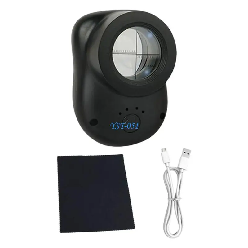 

E15A Ergonomic Handheld Glass Suitable For Antique Collector Shatterproof ABS Magnifier Handheld