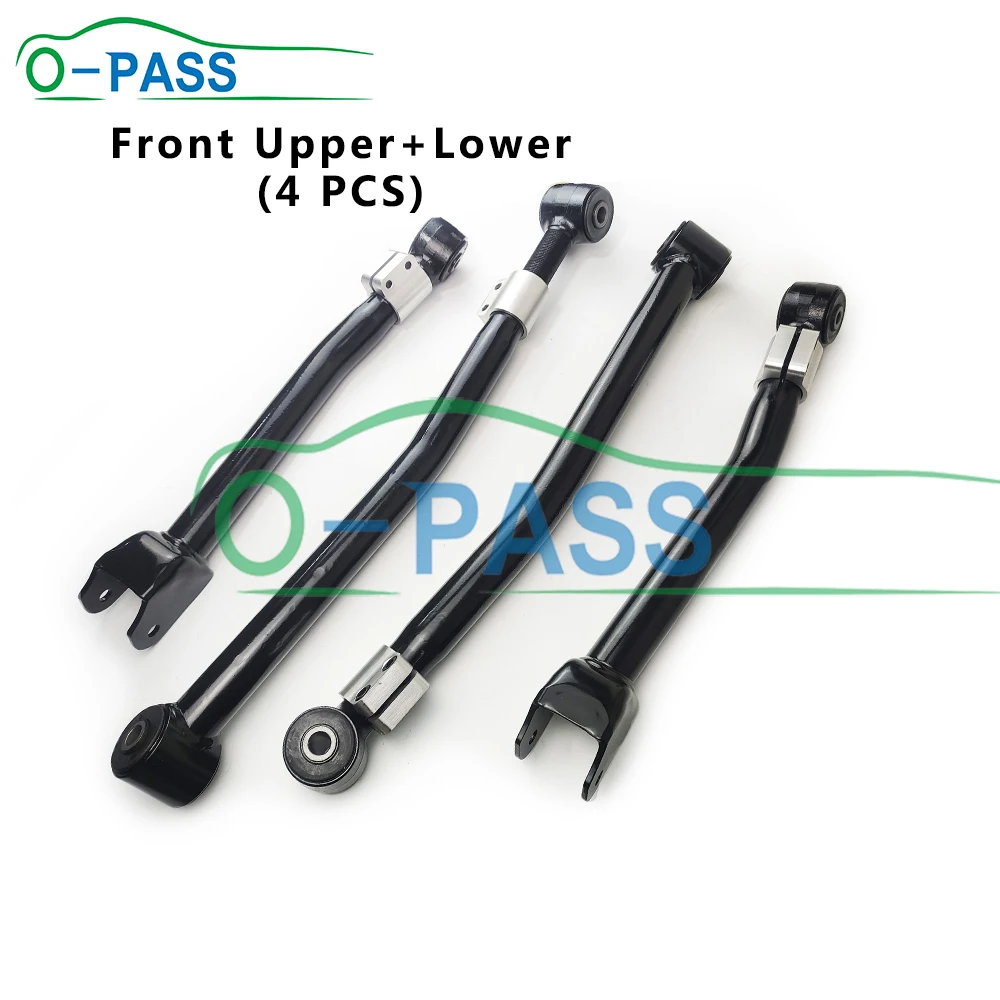 4 Pieces Adjustable Control arm For Jeep Wrangler JL 4x4 Suv 2018- 68277341AB 68250242AA 68460069AA 68247741AA