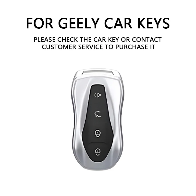 New Tpu Car Remote Key Full Cover Case Fob For Geely Xingyue Azkarra FY11 Atlas Pro New Emgrand GS X6 SUV EC7 Keychain