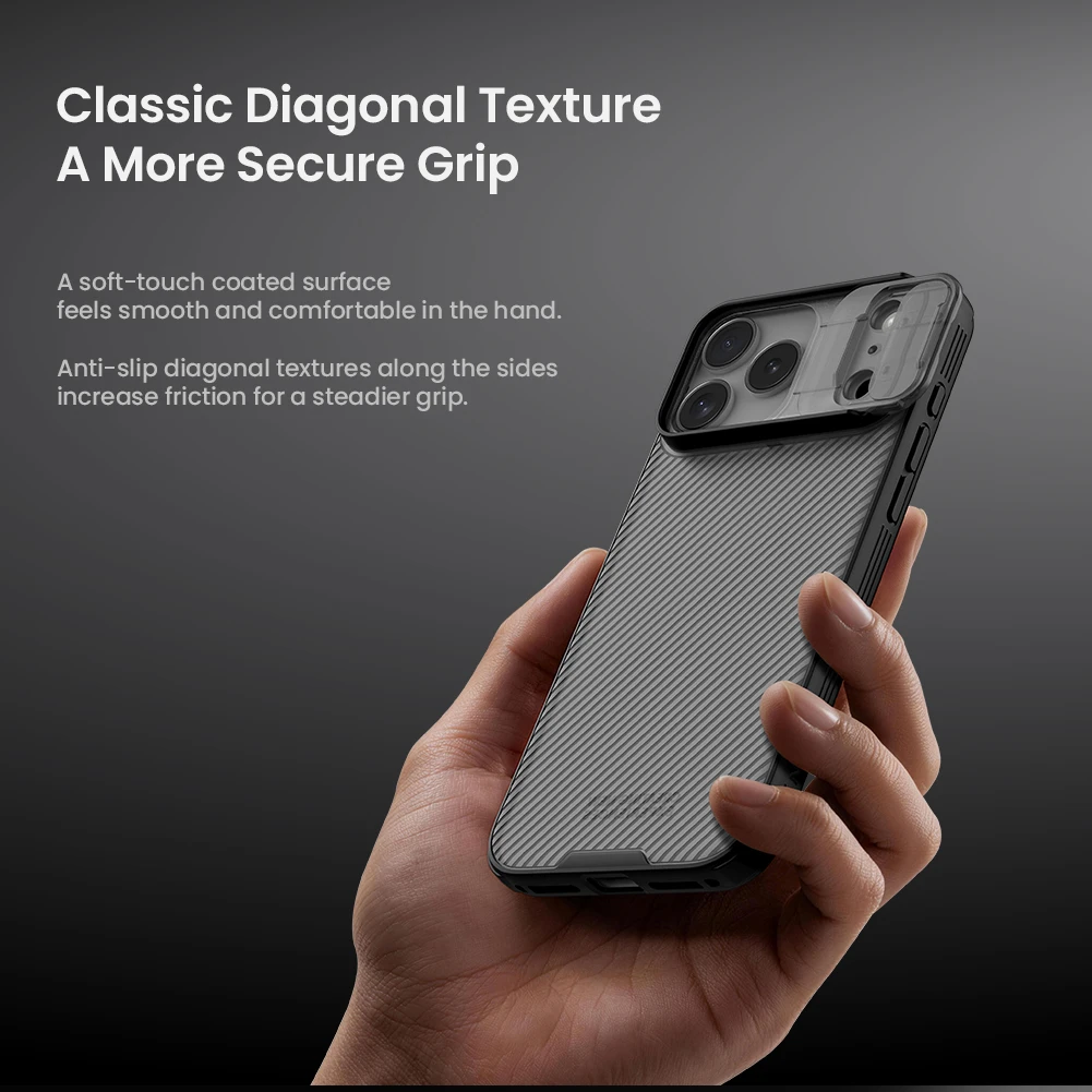 Für iPhone 18 Pro Max Hülle NILLKIN Passgenaue Hülle für iPhone 18 Pro 17 Pro Max Camshield Schutzhülle Objektivschutzabdeckung – Detail 8