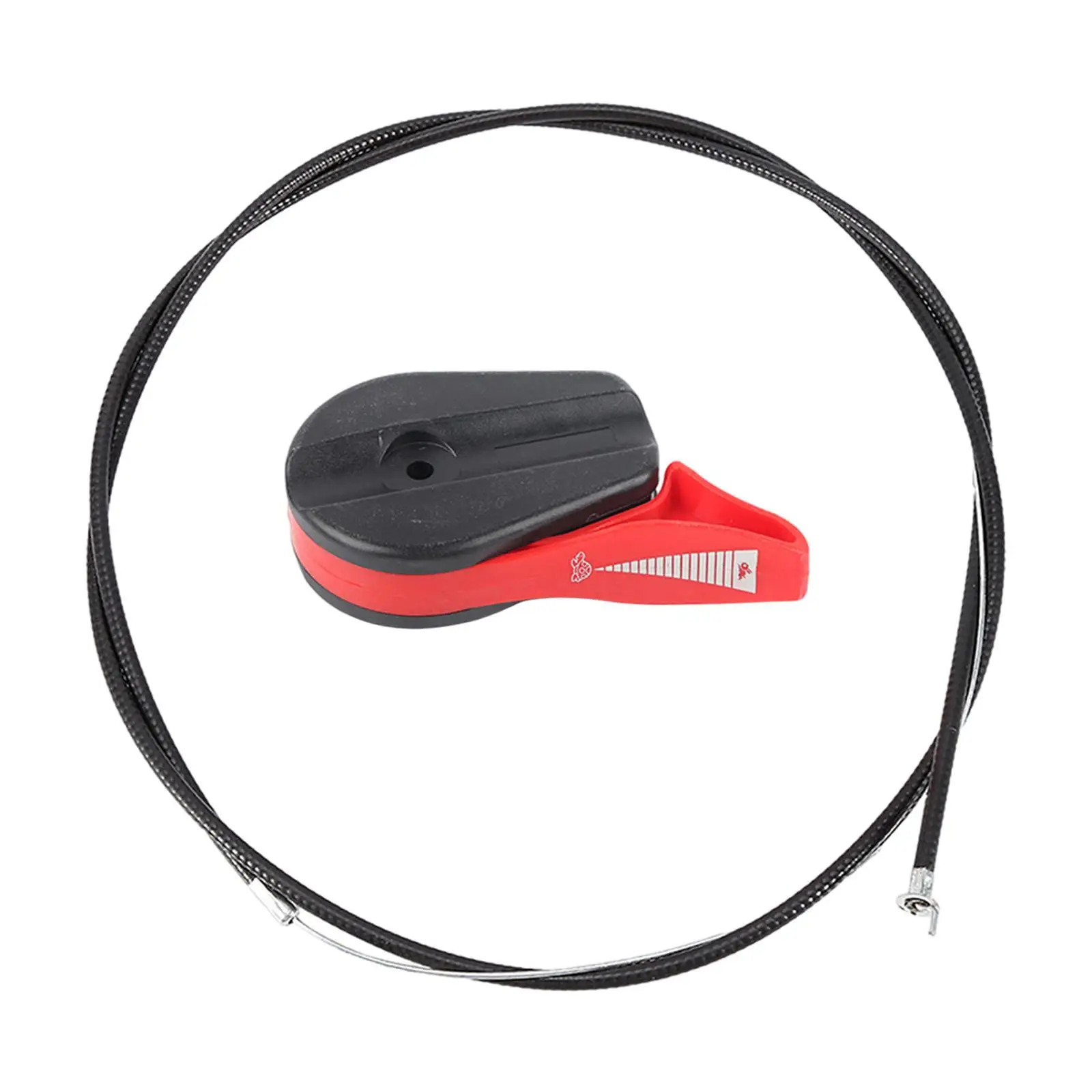 Lawn Mower Throttle Cable Control Switch Lever Handle Replacement Kit 65 Inch Universal Fit for Most Hand Push Mower Models