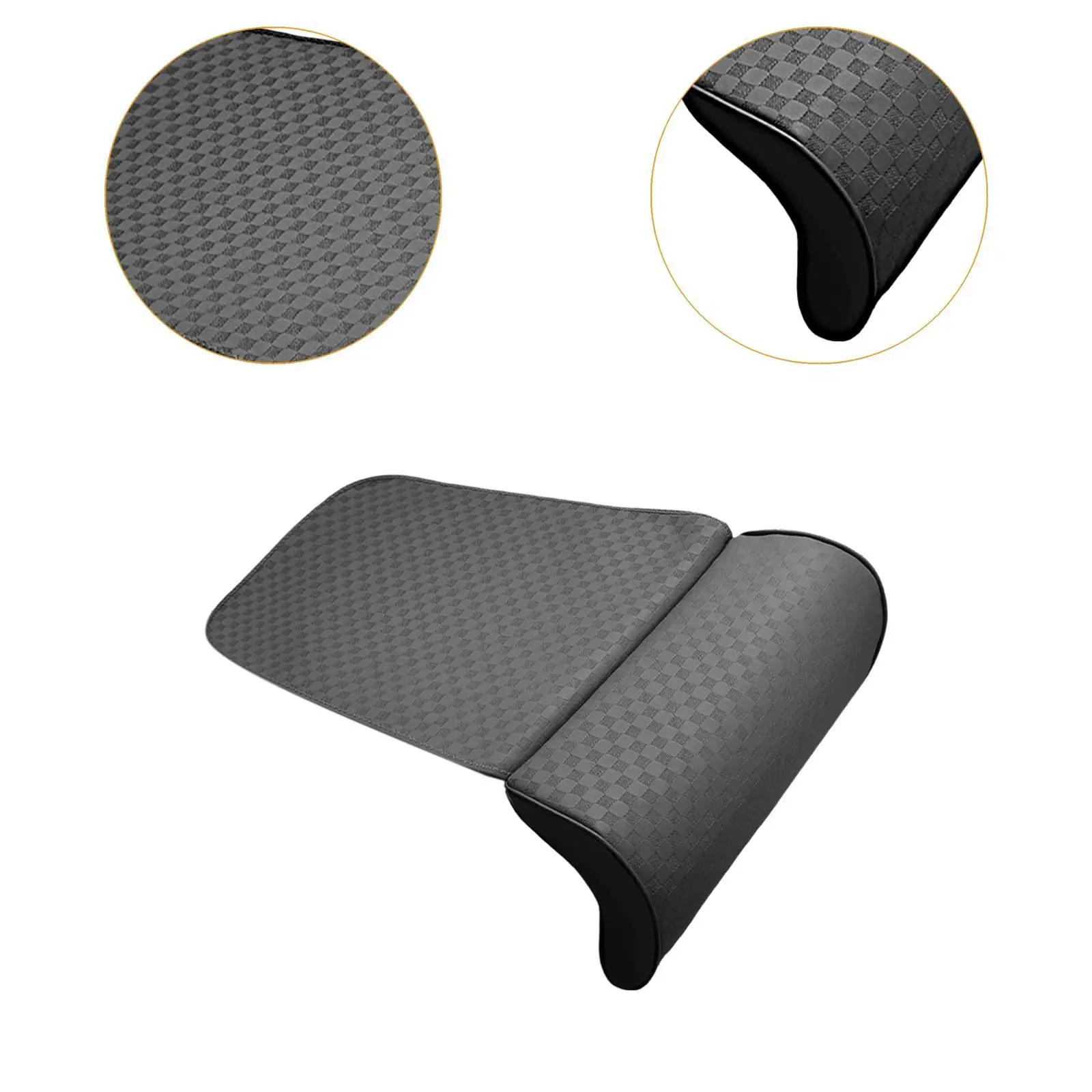 Car Leg Rest Pad Seat Cushion Wear Resistant Lightweight Comfortable Accessories Extended Thigh Pillow Black Sturdy Versatile