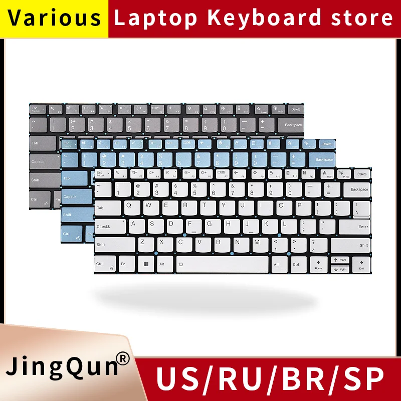 NEW US English Russian Backlit Keyboard For Lenovo Yoga Pro14s IRH8 APH8 PH4CVXB Yoga Pro7 14ARP8 layout With Backlight
