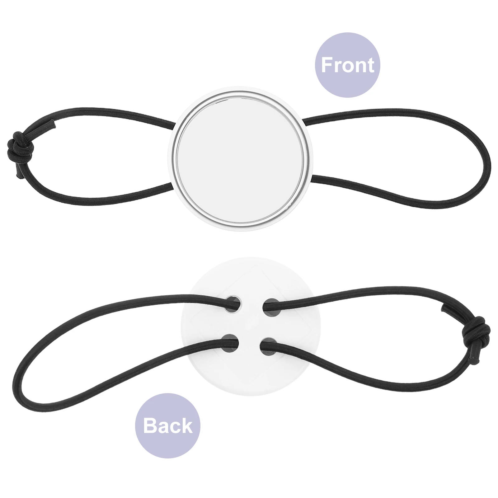 

Diving Rearview Mirror: Adjustable Elastic Strap Side Mount Scuba Gear - Rearview Mirror for Cave and Boat Diving Accessory