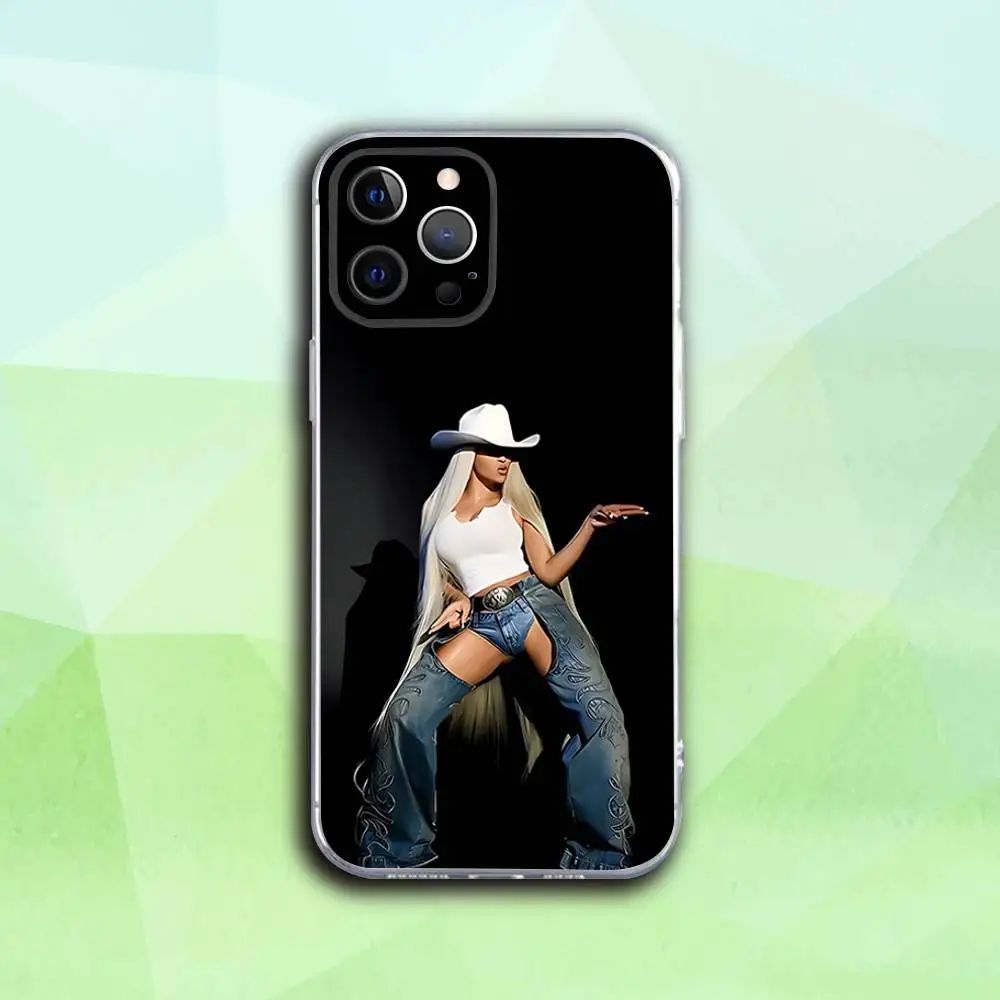 حافظة هاتف B-Beyonce Cowboy Singer لهاتف iPhone 17,16,15,14,13,12,11 Pro,Max,Plus,X,XS,XR,SE4,E غطاء ناعم شفاف صغير #6