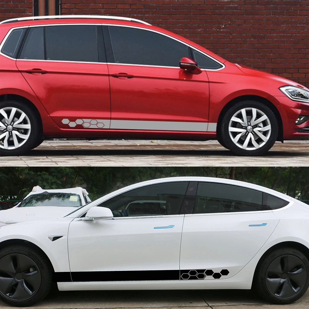 Car Door Side Stickers For Volkswagen VW Golf 4 5 6 7 Polo MK2 MK3 MK4 MK5 MK6 MK7 MK8 Tuning Accessories Auto Vinyl Decor Decal view 2