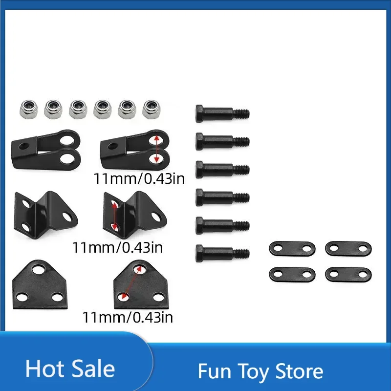 Передняя задняя подвеска, стальная листовая пружина, комплект подъемных наконечников для 1/14 Tamiya RC, трактор, прицеп, модель грузовика, детали для обновления автомобиля