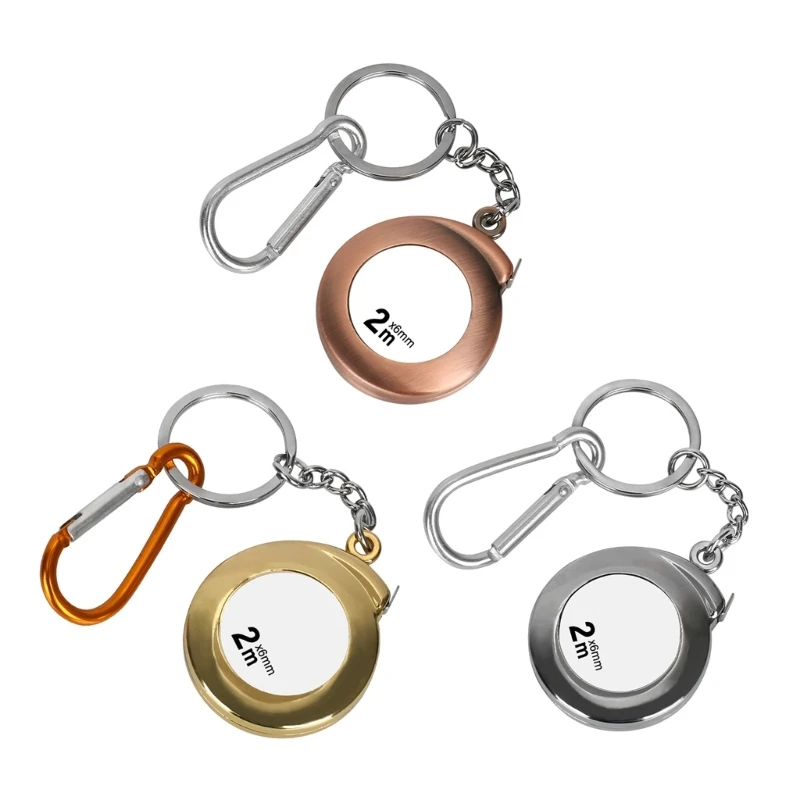 

6 футов 2 м выдвижная измерительная лента мини-рулетка с брелком для отца мужчин Drosphip