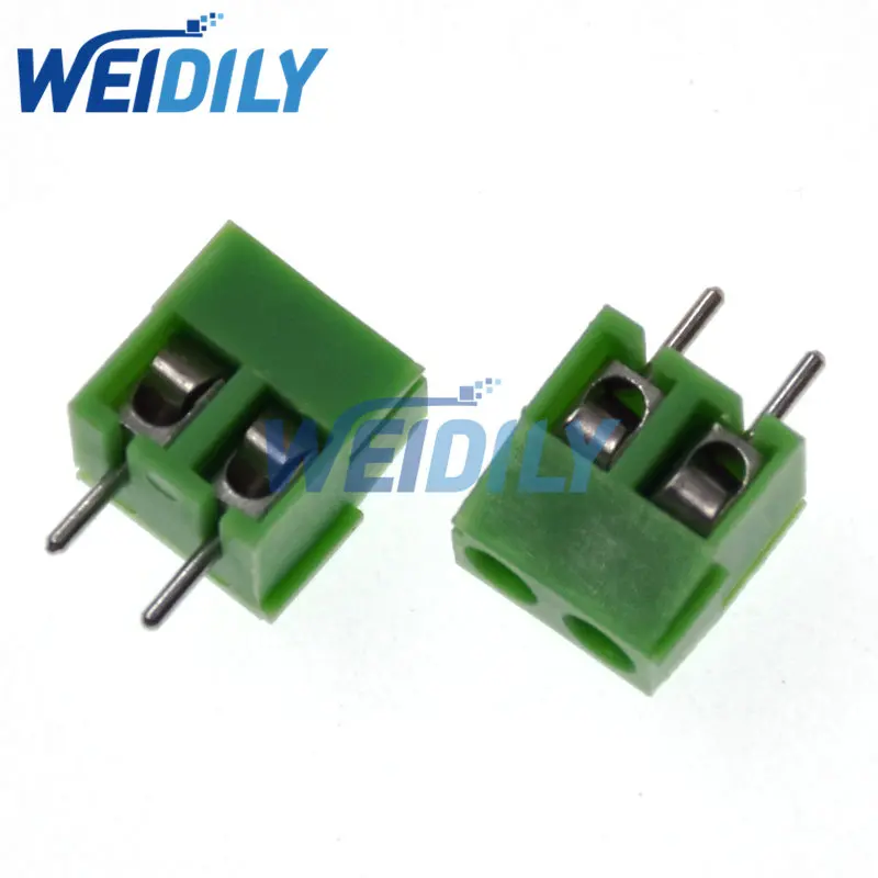 10PCS Terminals KF396-2P KF3.96-2P 300V 10A Screw 2Pin 3.96mm Straight Pin PCB Screw Terminal Block Connector 24-18AWG