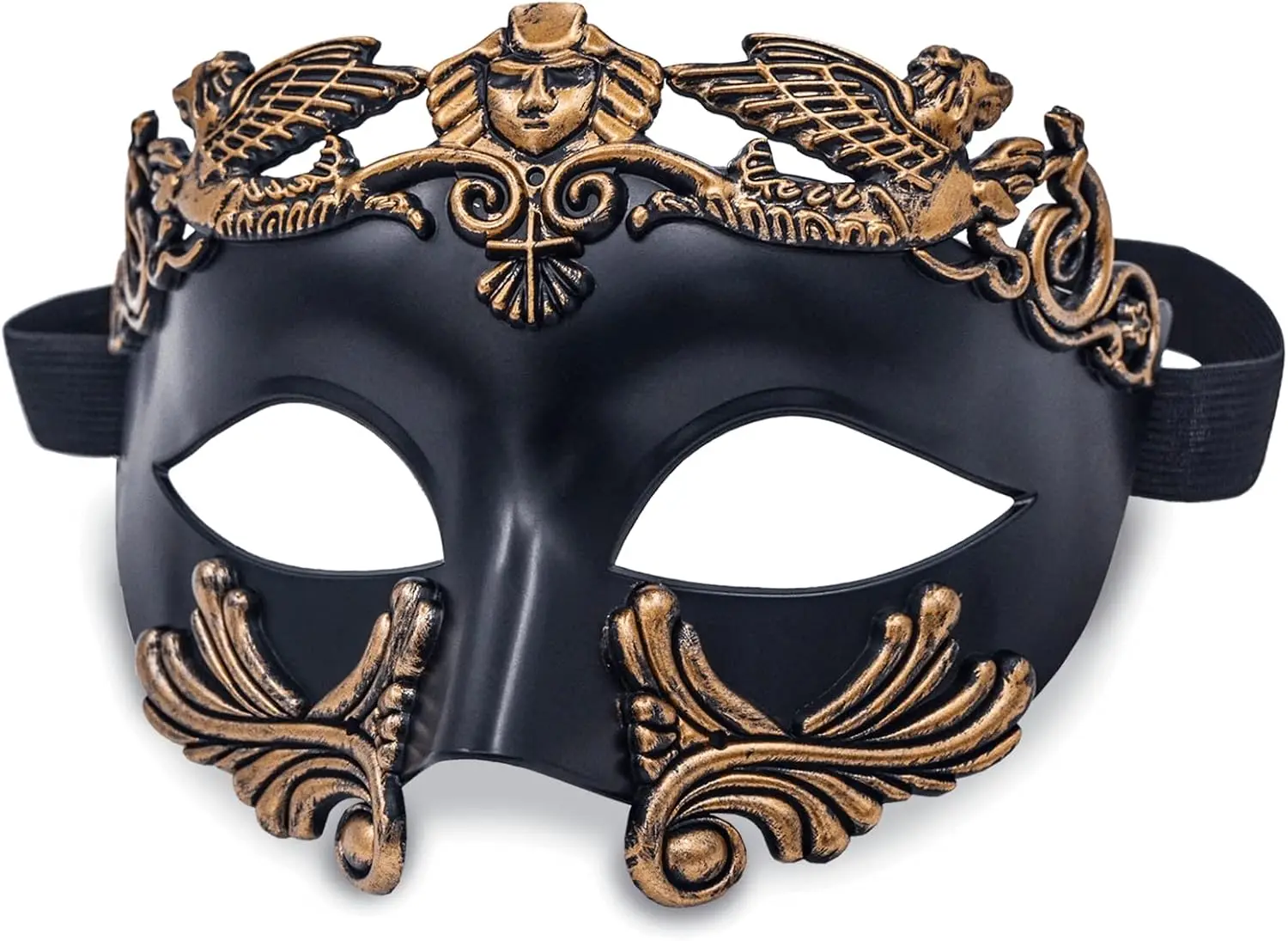 

Elegant Venetian Half Face Mask for Masquerade Ball, Mardi Gras, Halloween Party
