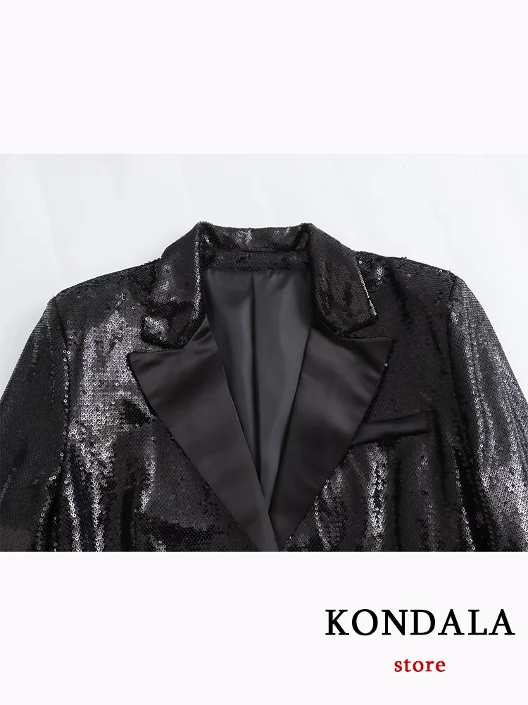 KONDALA Casual Office Lady Suit Women Solid V Neck Single Breasted Blazer Zipper Straight Shorts Fashion 2024 Autumn Winter Sets