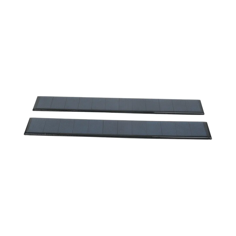 2Pcs 6V 300mA Polysilicon Solar Panel 254x44mm 1.8W For DIY Toy Charger Home Lighting System Alternative Energy Supply Kit