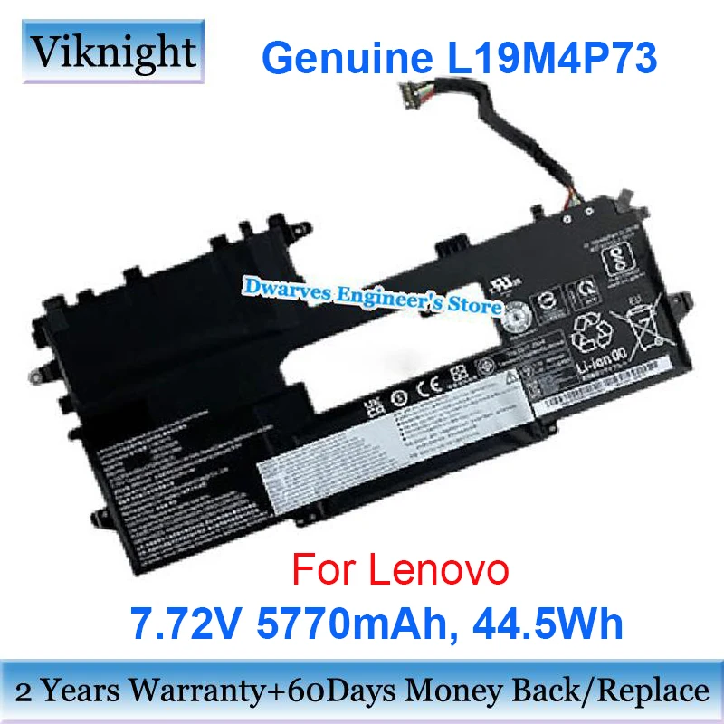 

Оригинальный аккумулятор L19M4P73 5B10W13965 SB10T83208 для Lenovo ThinkPad X1 Titanium Yoga Gen 1, аккумулятор для ноутбука 7,72 в, 5770 мАч, Вт/ч