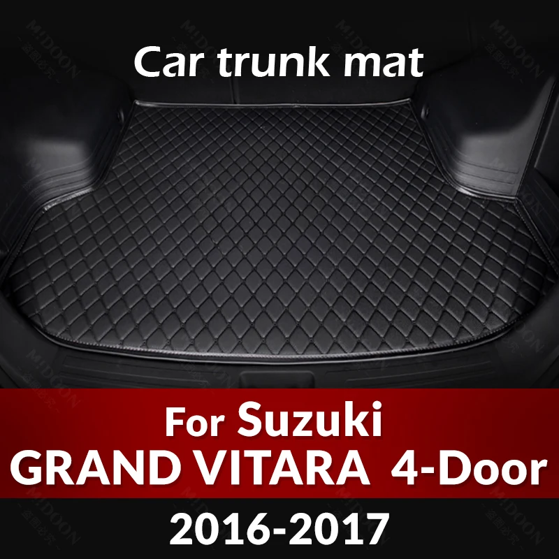 Car Trunk Mat For Suzuki GRAND VITARA 4-Door 2016 2017 Custom Car Accessories Auto Interior Decoration