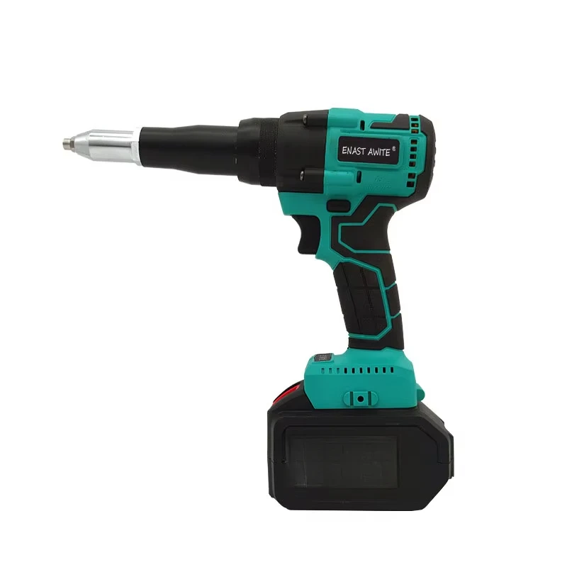 2.4-5mm 휴대용 리튬 무선 리벳 팅 건 브러시리스 자동 전기 블라인드 리베 터 충전식 전기 리벳 건