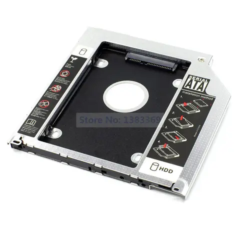MacBook Pro A1278 A1286 A1297 UJ898 UJ868 AD-5970H DVD용 2차 SATA HDD SSD 하드 드라이브 Unibody 광학 베이 캐디 프레임