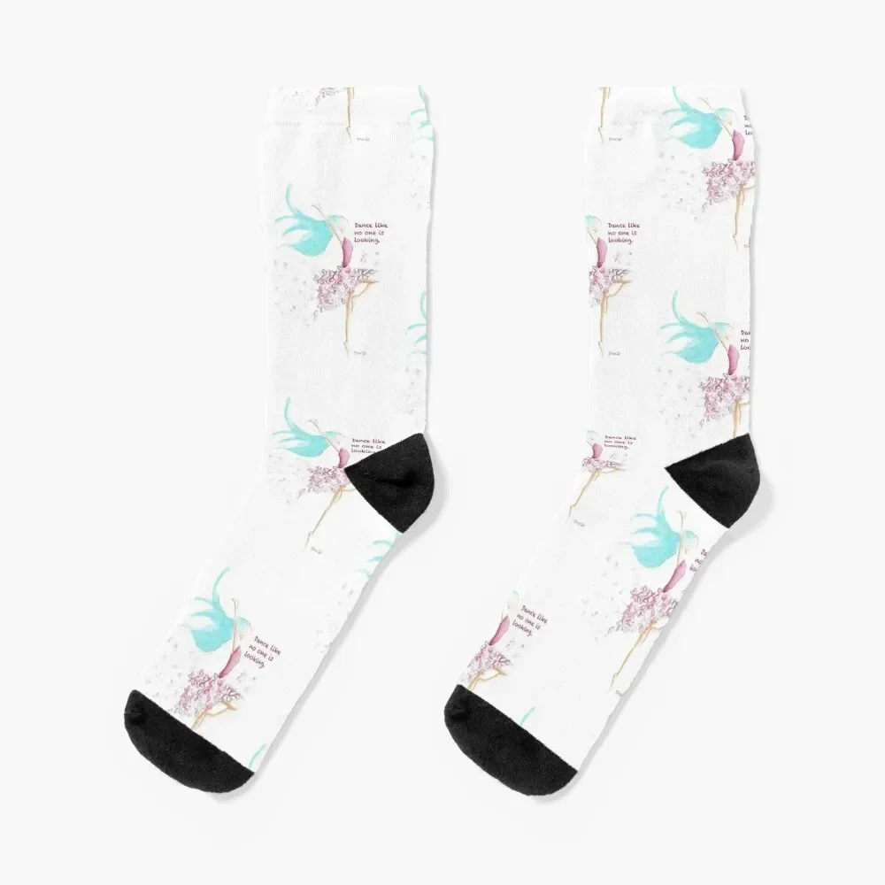 

Dance Like No One Is Looking Socks Stockings Novelties cotton christmas gifts Women Socks Men's