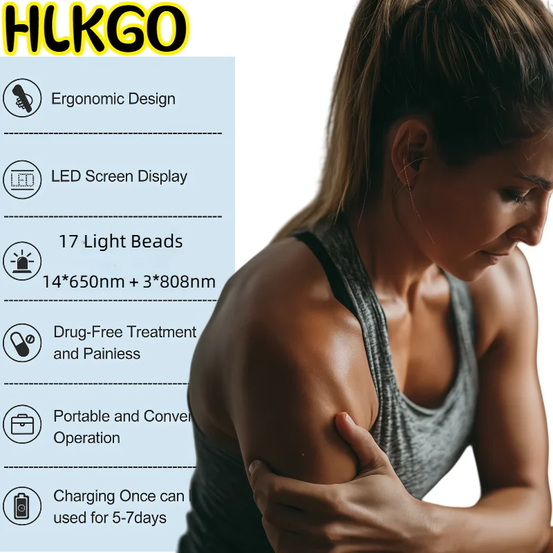 

Лазерное устройство для человека/ветерии 3x808 нм со светодиодным дисплеем, облегчение боли в суставах и мисках для инфракрасного освещения, оборудование для физиотерапии LLLT